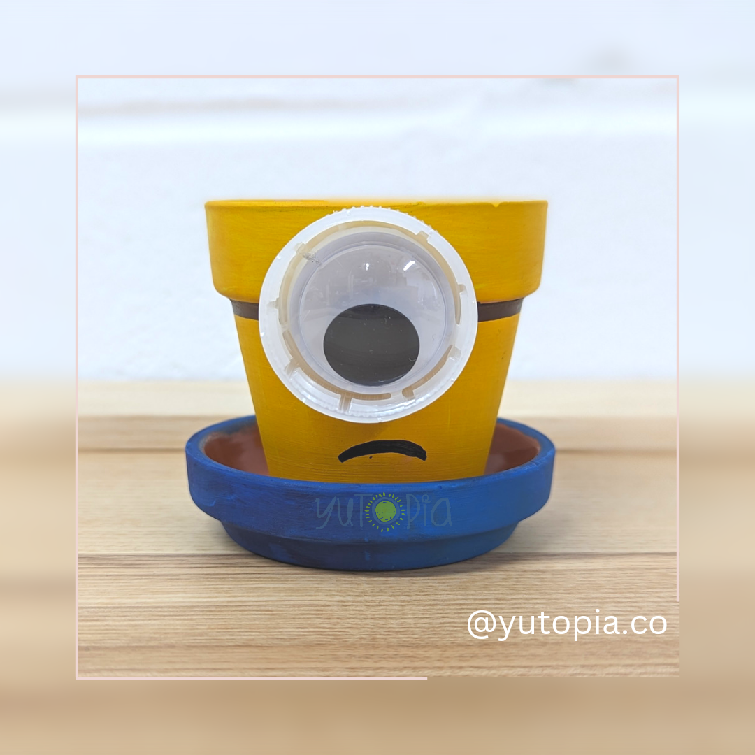 Hand Painted Clay Pot (2.5 inch)